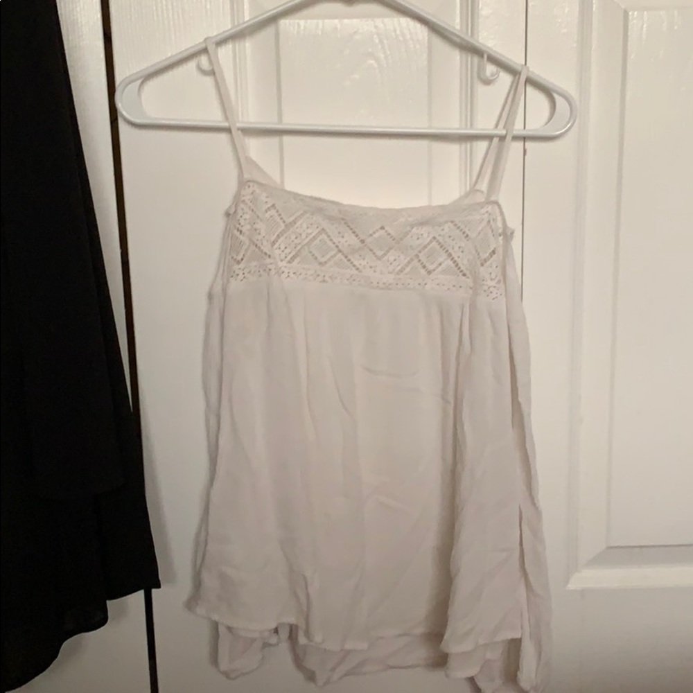 Off shoulder white blouse